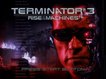 Terminator 3 - Rise of the Machines screen shot title
